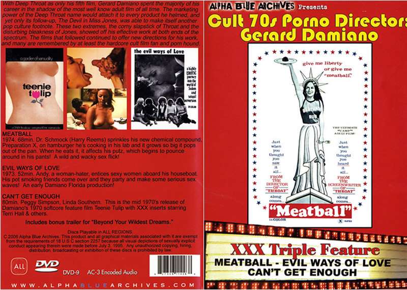 Cult 70s Porno Director Gerard Damiano Triple Feature