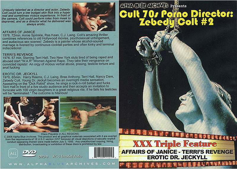 Cult 70s Porno Director Zebedy Colt Triple Feature 02