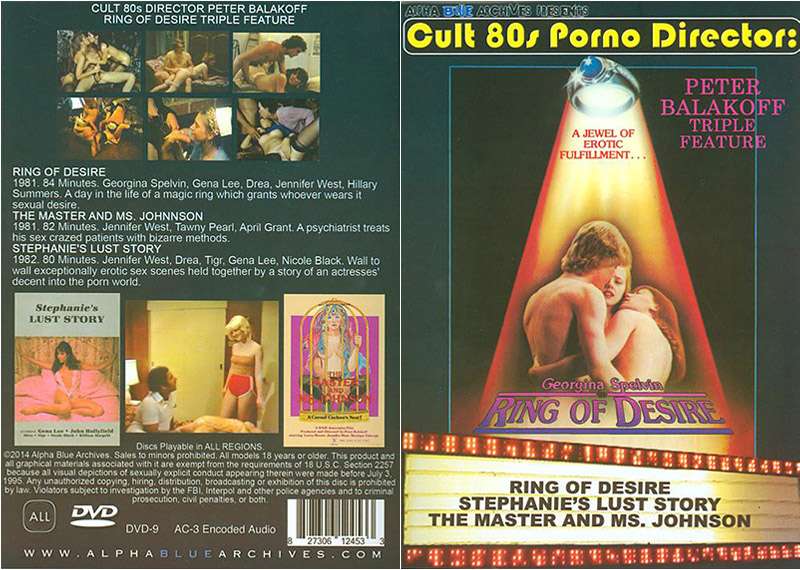 Cult 80s Porno Director Ring Of Desire Triple Feature