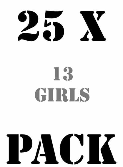 Gdn Pack 25x13girls