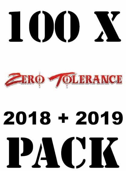 Gdn Packs 100x Zero Tolerance 2018+2019