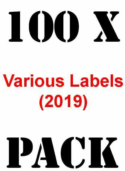 Gdn Packs 100xvarious Labels